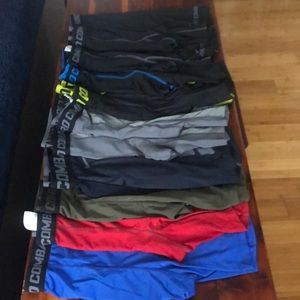 10 pair of Nike Pro Combat compression shorts